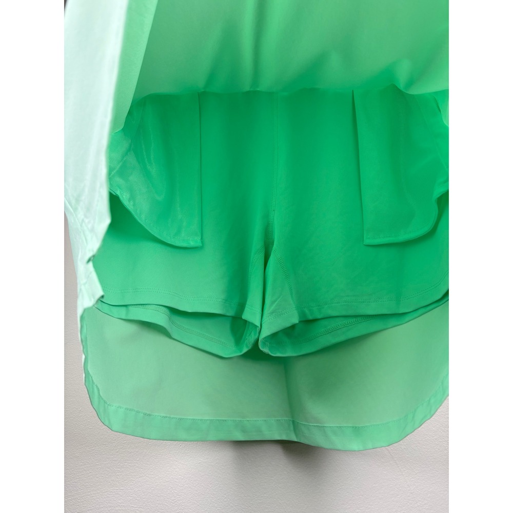 Slazenger Womens Skort L Frosted Mint Tech Perf Woven Golf Tennis Athletic Skirt - Picture 6 of 11